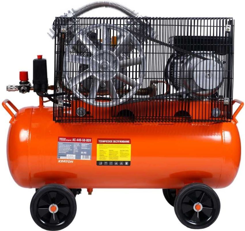 Компрессор поршневой масляный Кратон AC-440-50-BDV 9024851 STDN-0098629 - Вид №3