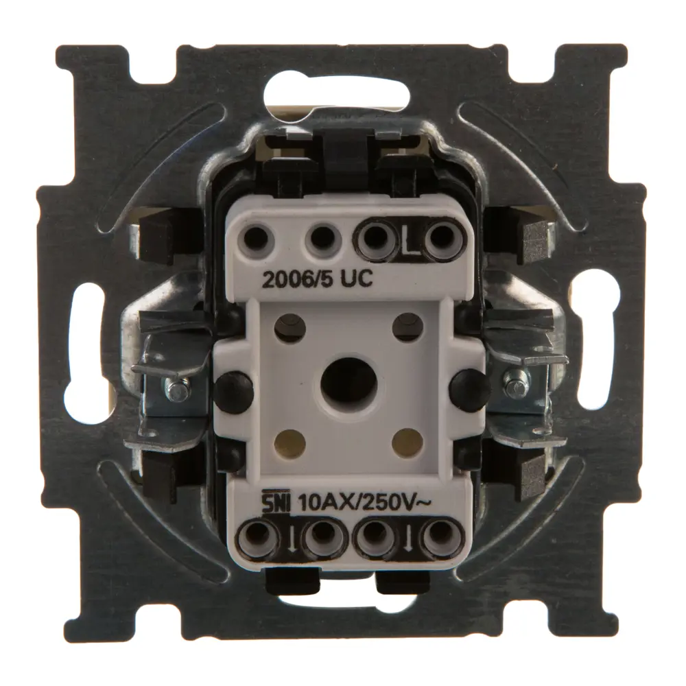 Выключатель встраиваемый ABB Basic 55 2 клавиши, цвет бежевый 13593052 STLM-2020373 Basic55