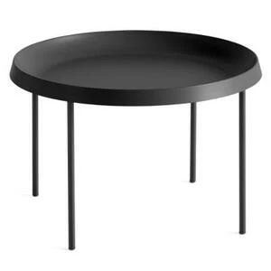 Столик кофейный Tulou, черный, Ø55х35 см