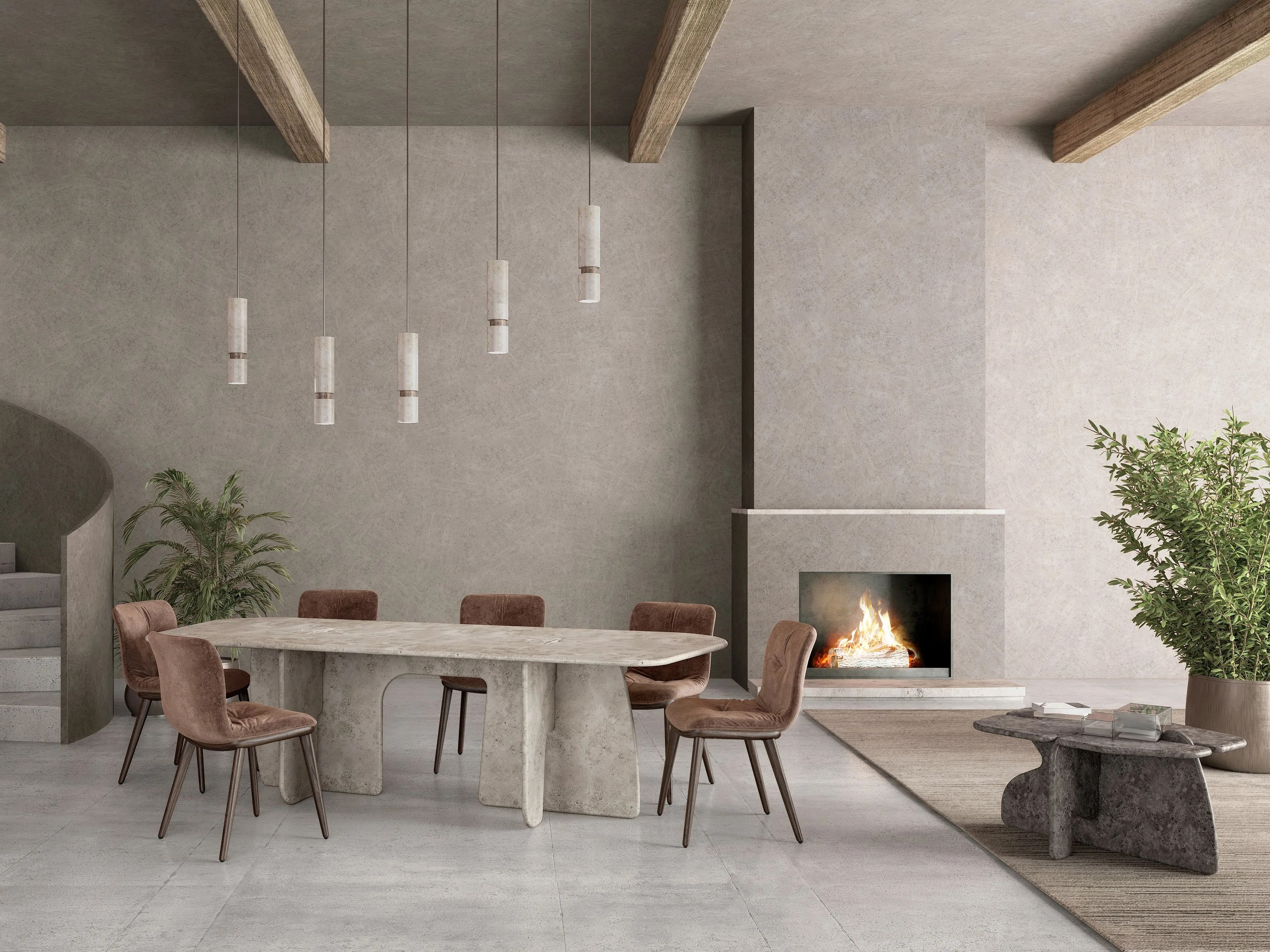 Журнальный столик из натурального камня Davani Lamé ARCH-00119958 - Вид №4