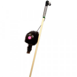 ПР0042320 Игрушка для кошек Дразнилка Зверек из норки на веревке на картоне с еврослотом GoSi