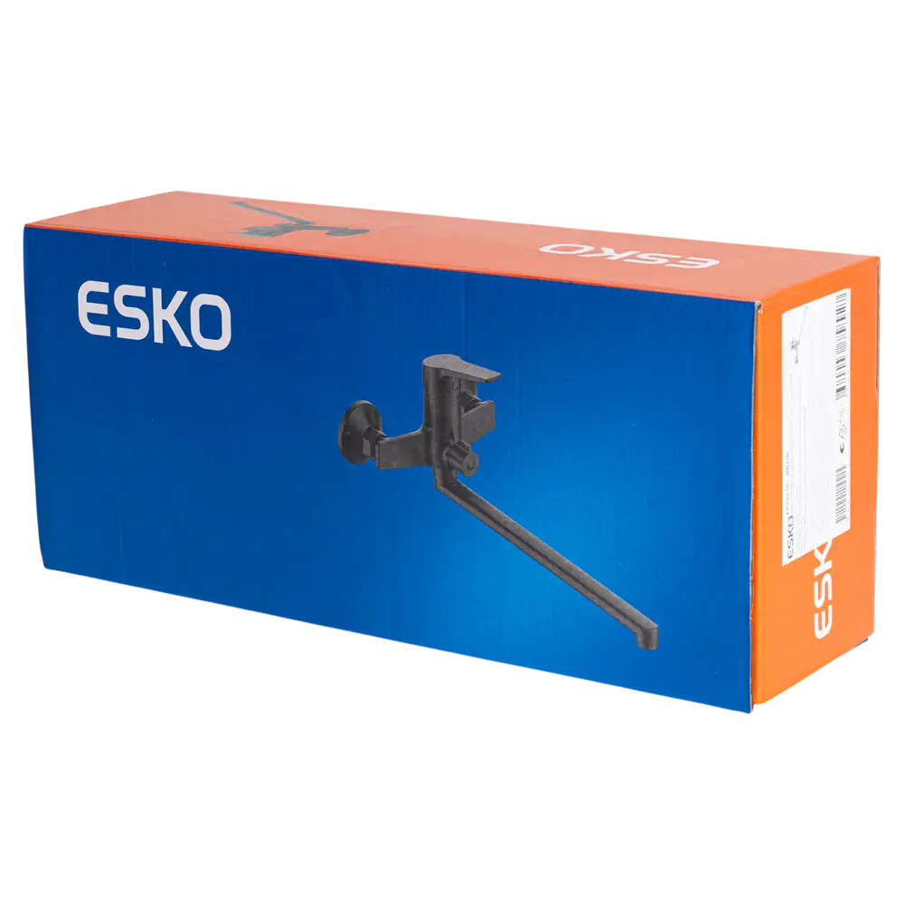 Смеситель для ванны Esko Marburg однорычажный универсальный с лейкой и шлангом цвет черный Santreyd STLM-2052099 - Вид №6