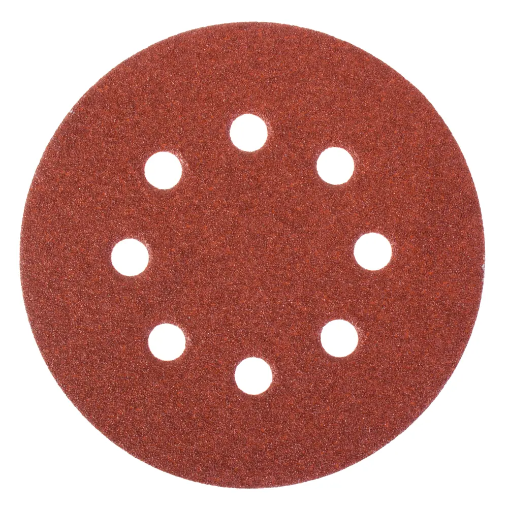 Абразивный круг Velcro Dexter P80, 8 отверстий, D125 мм, 5 шт. 13822994 STLM-2069625 