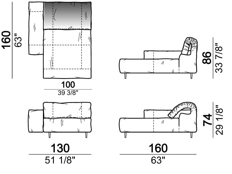 Секционный кожаный диван Arketipo CRAZY DIAMOND ARCH-00133462 - Вид №31