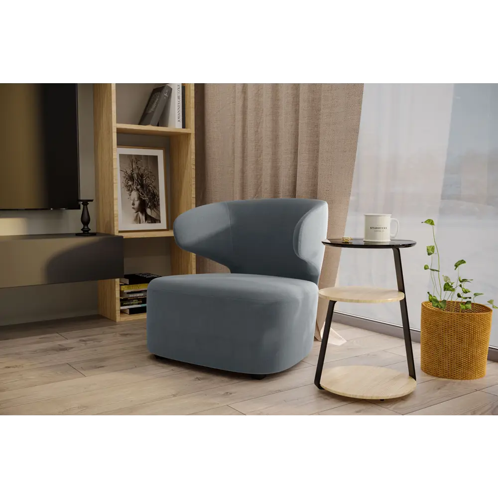 Кресло полиэстер Ицар 79x82x72 см цвет серый Camaro 32 SEASONS STLM-2031225 - Вид №3