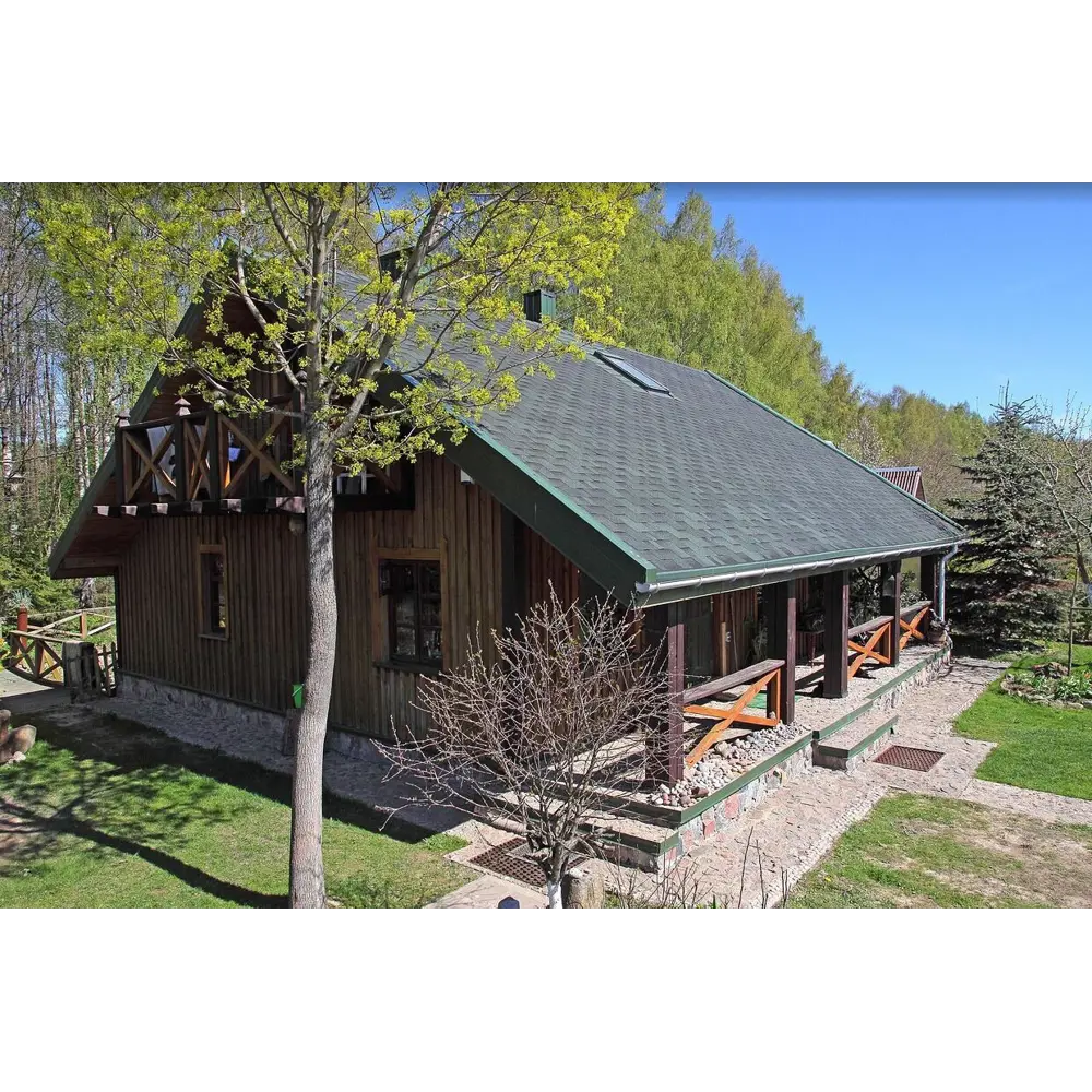 Гибкая черепица Mida Аккорд зеленый 3 м² ТЕХНОНИКОЛЬ STLM-2064970 - Вид №4