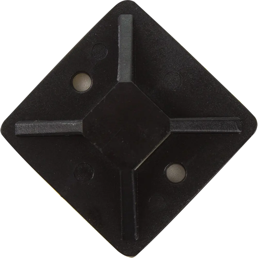 Самоклеящаяся площадка IEK для кабельных стяжек 30×30 мм 12443060 STLM-1114140