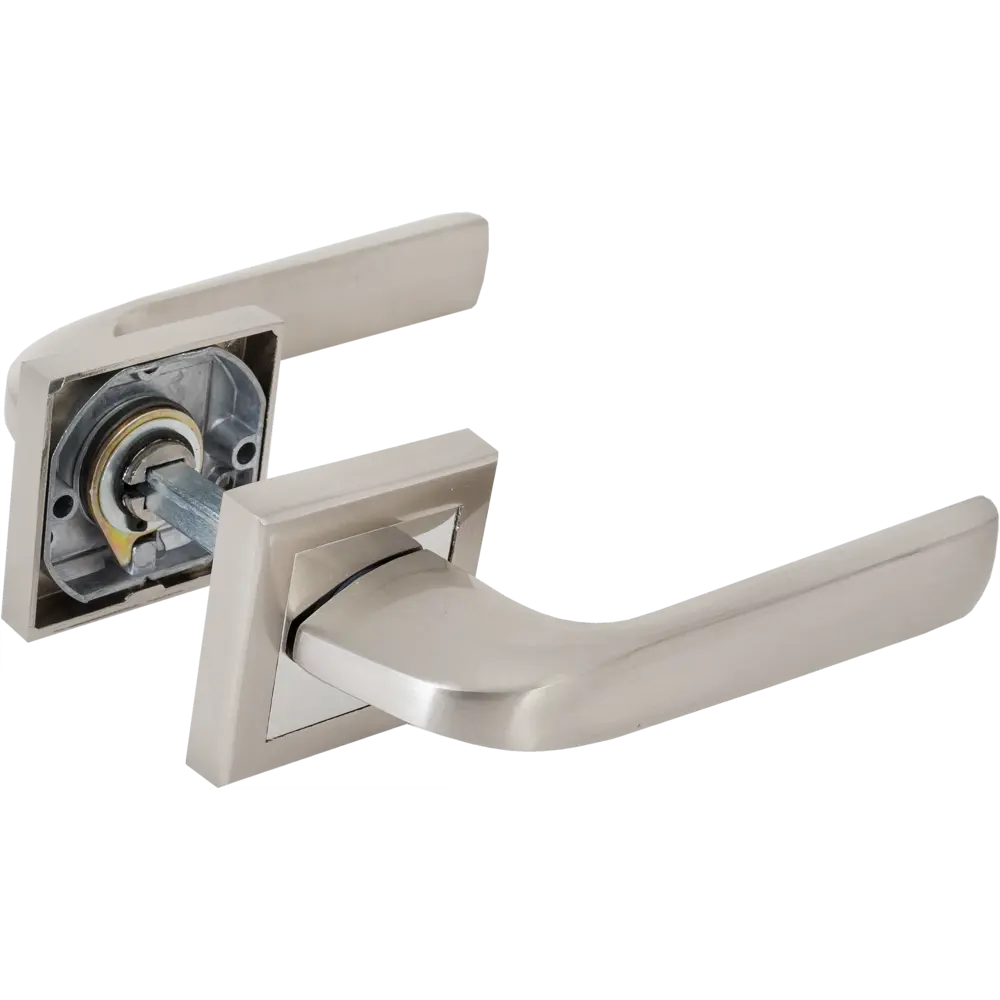 Дверные ручки Edson EDS-12-30, без запирания, комплект, цвет хром STLM-2064150