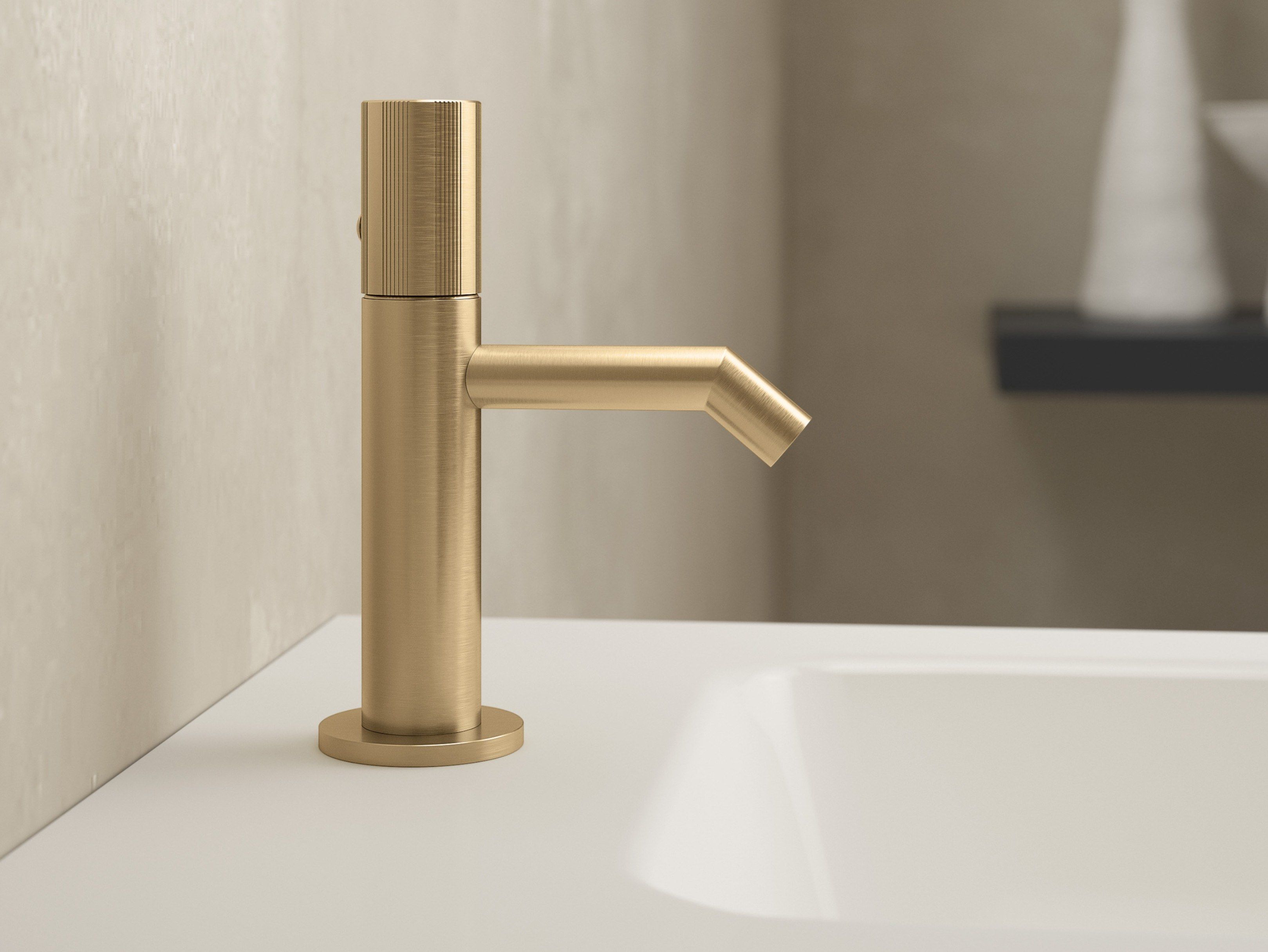 Смеситель для биде с одной ручкой из нержавеющей стали Rubinetterie Treemme 28mm ARCH-00108548 - Вид №1