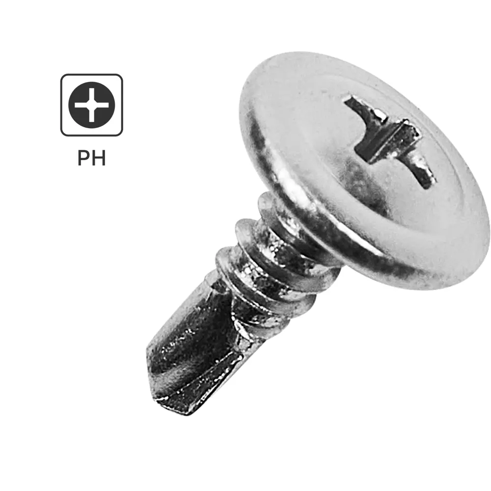 Саморезы STANDERS с пресс-шайбой оцинкованные 4.2x13 мм (1 кг) 89213081 STLM-1396465