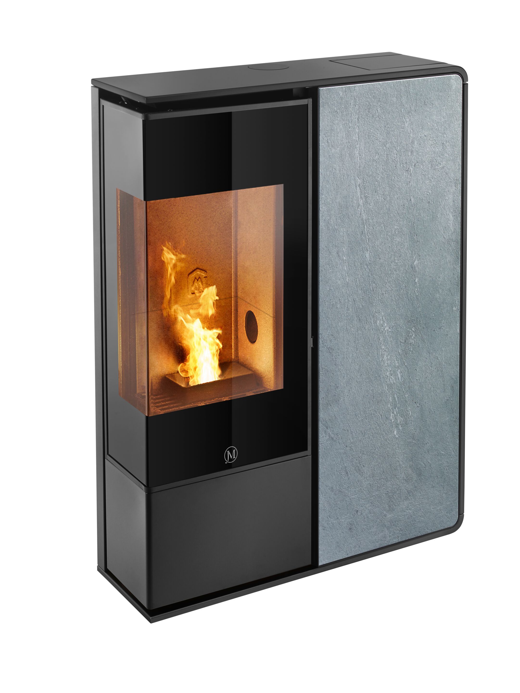 Угловая пеллетная печь с Wi-Fi класса A+ Jolly Mec воздушные системы ARCH-00031959 - Вид №3