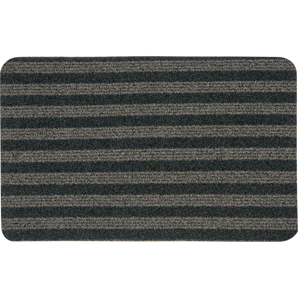 Коврик Zebra 66 50x80 см полипропилен цвет чёрный/коричневый 82374260 STLM-2080467 Santreyd 
