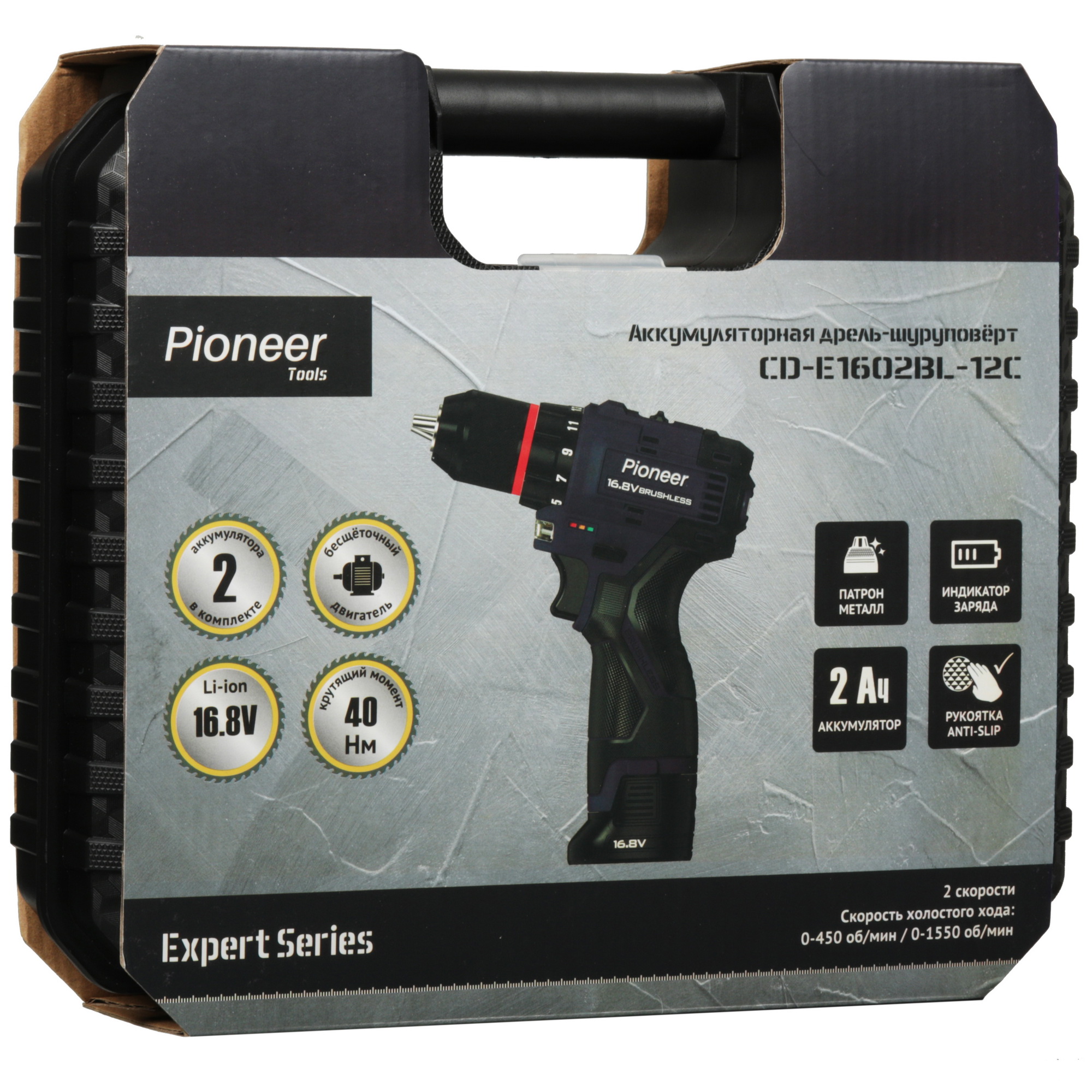 Дрель-шуруповерт Pioneer CD-E1602BL-12C 9297406 STDN-0094685 - Вид №12