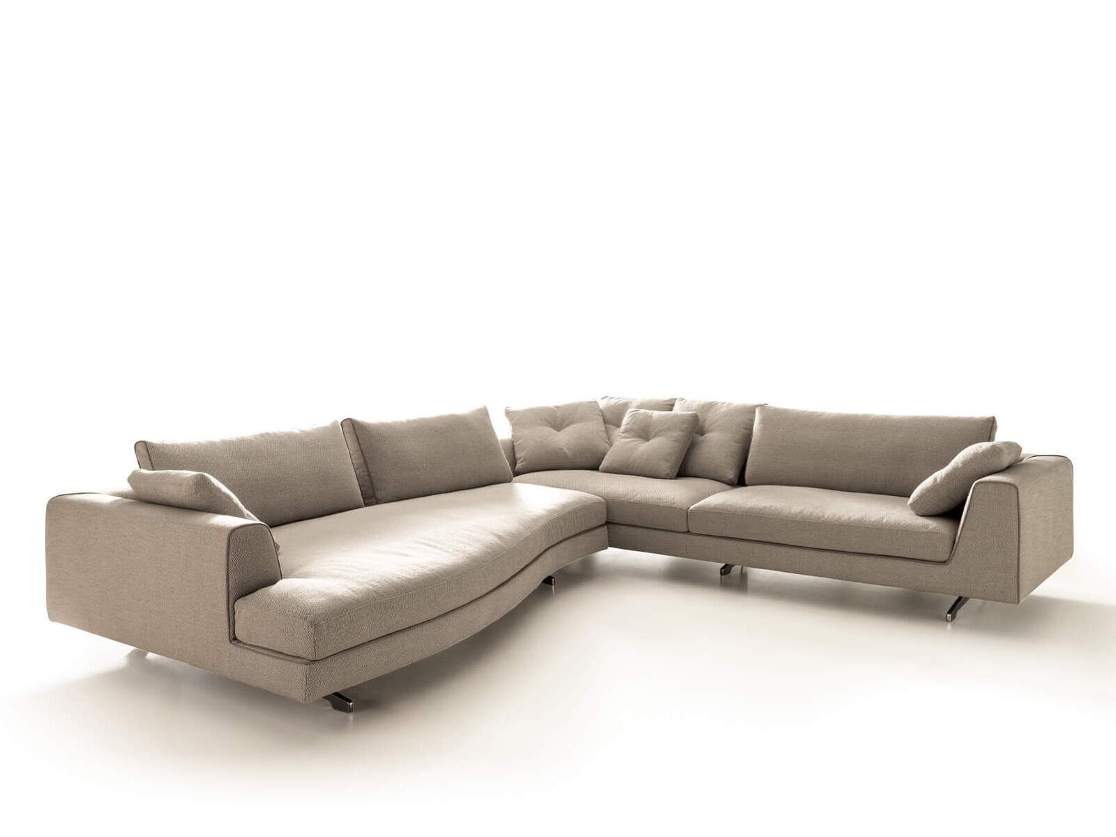 Секционный угловой диван из ткани VALENTINI Eduard New ARCH-00074004