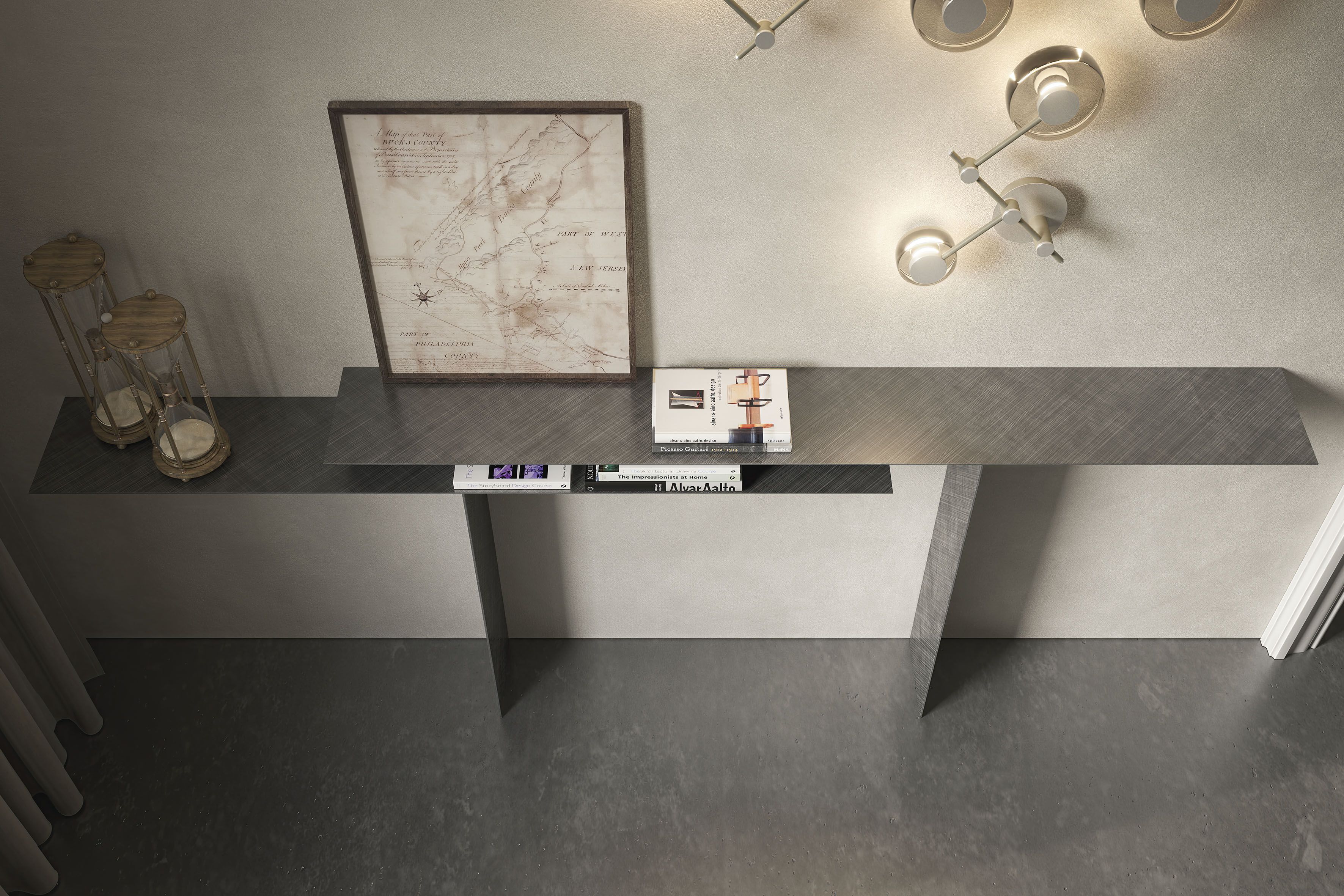 Стальная прямоугольная консоль Cattelan italia TEE ARCH-00106012 - Вид №3