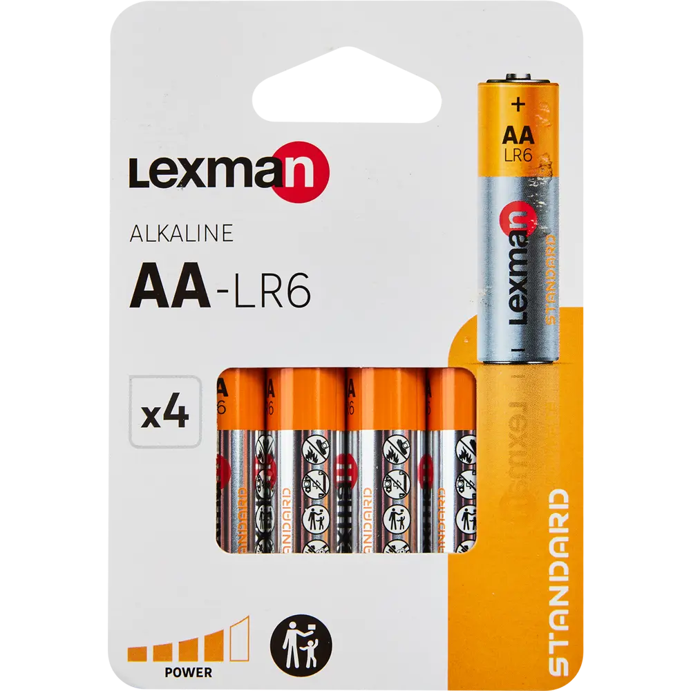 Батарейка алкалиновая Lexman АА 4 шт.