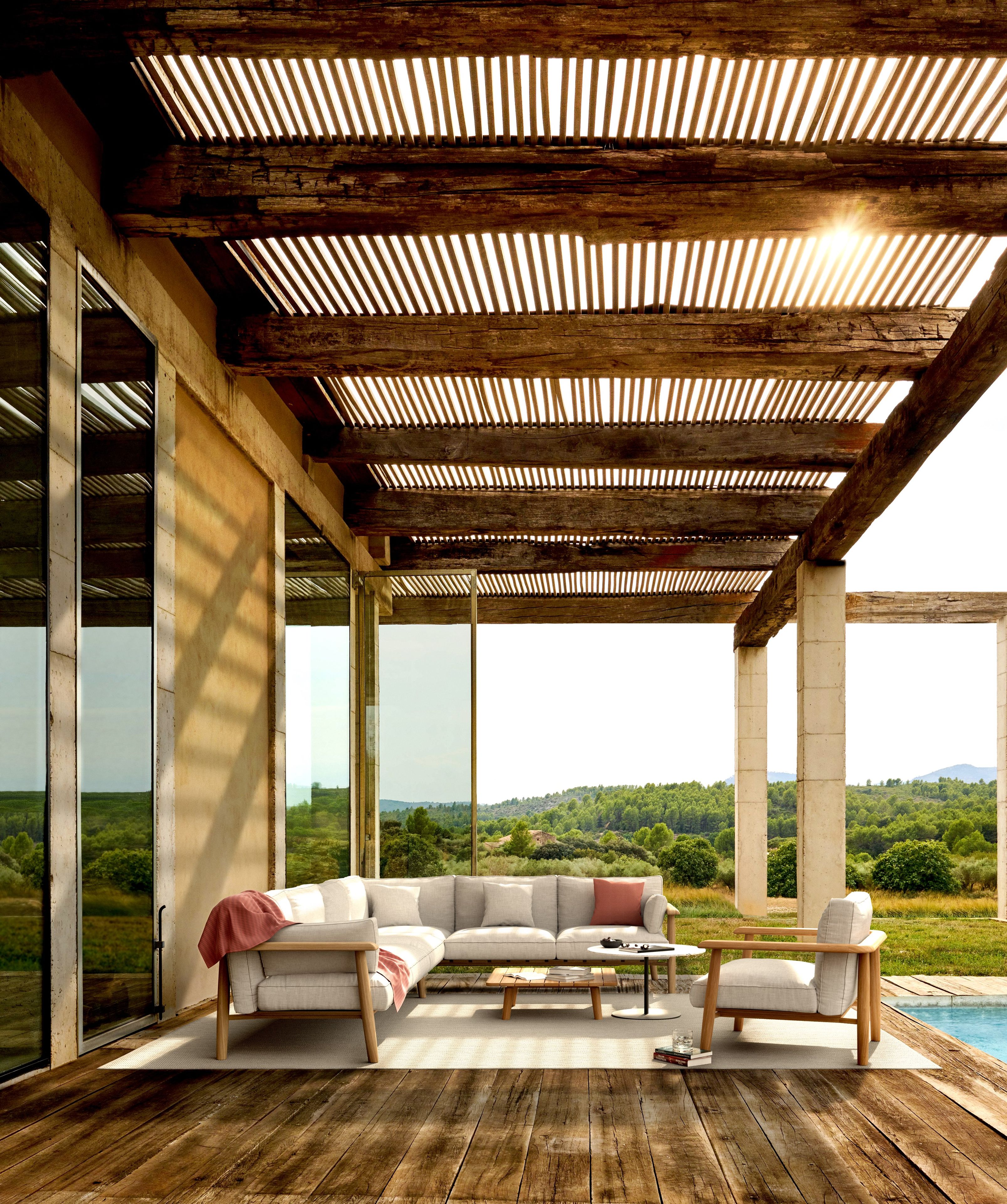 Круглый керамический садовый журнальный столик Royal Botania ARCH-00140853 - Вид №7