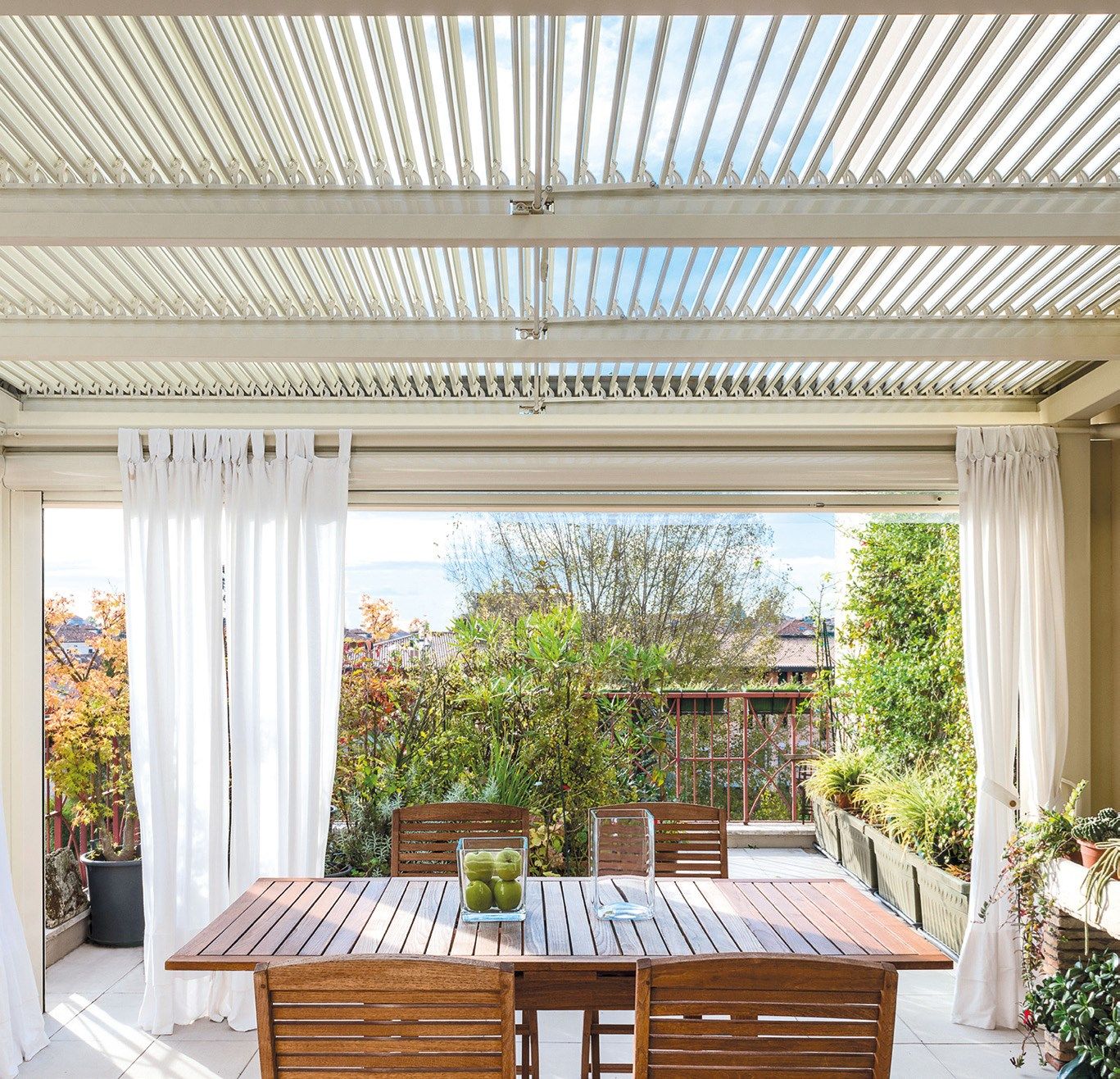 Пергола из алюминия с поворотными пластинами Mv Line Биоклиматика ARCH-00052896 - Вид №3