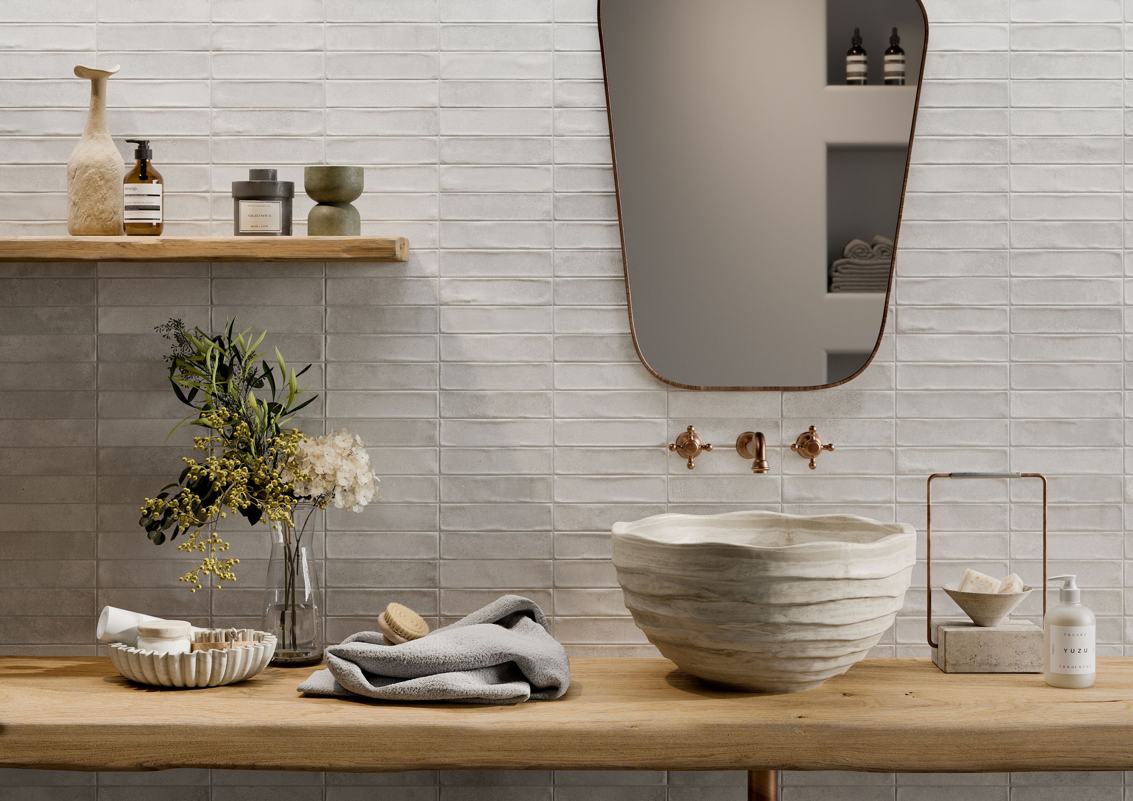 Глазурованный керамогранит / напольное покрытие Ceramica Rondine CRUDA BRICK ARCH-00018388 - Вид №4