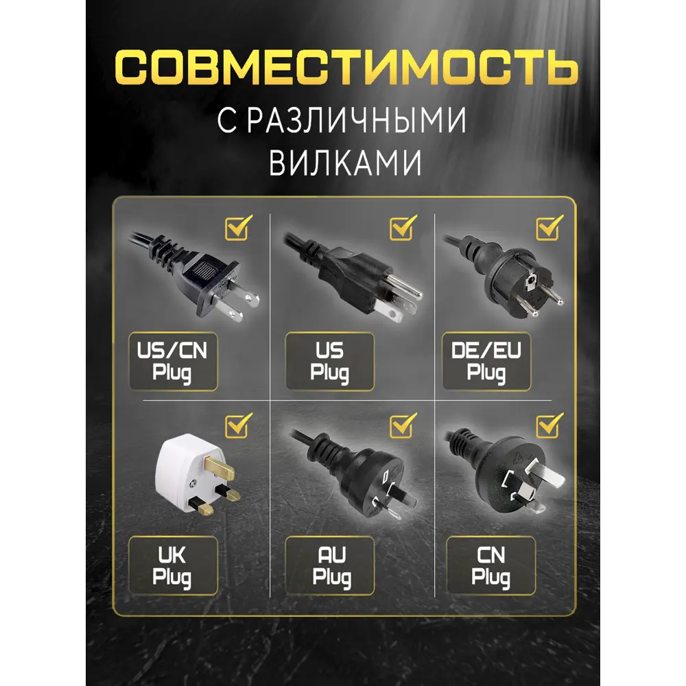 Переходник сетевой Oxion с заземлением 16 А Santreyd STLM-2050444 - Вид №3