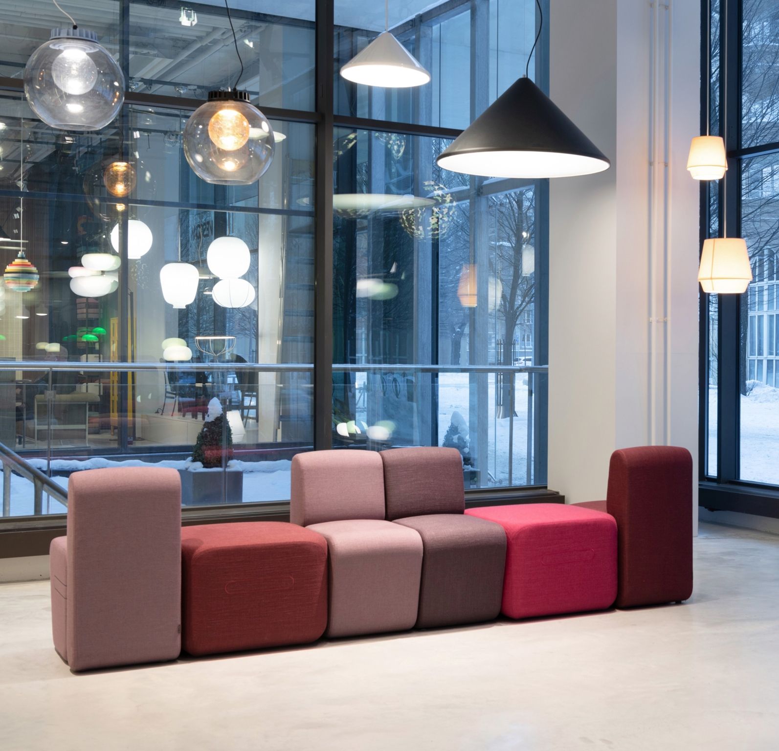 Квадратный пуф из ткани Bla Station ARCH-00129486 - Вид №13