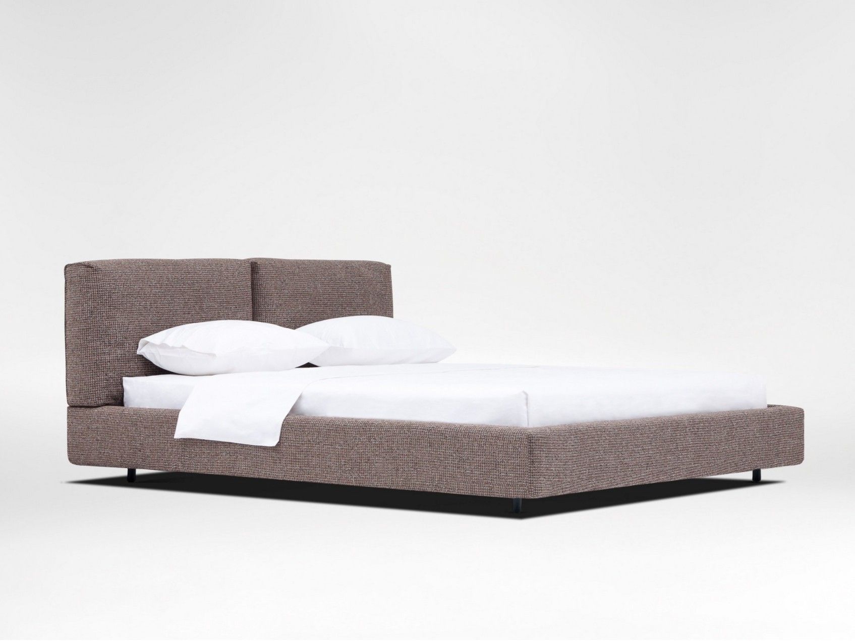 Регулируемая по высоте кровать из ткани с мягким изголовьем CAMERICH Nature ARCH-00025044