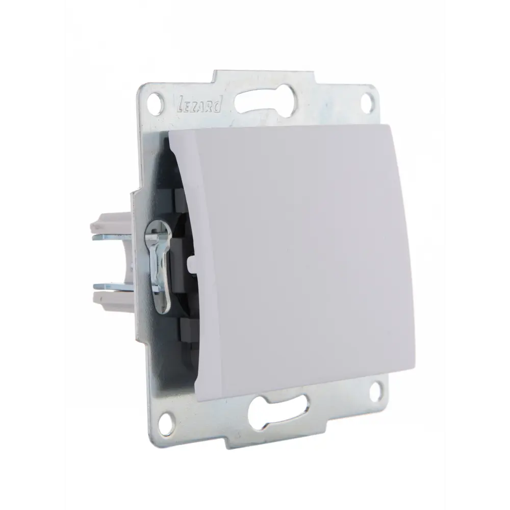 Выключатель Lezard Karina цвет белый STLM-2037244 - Вид №1