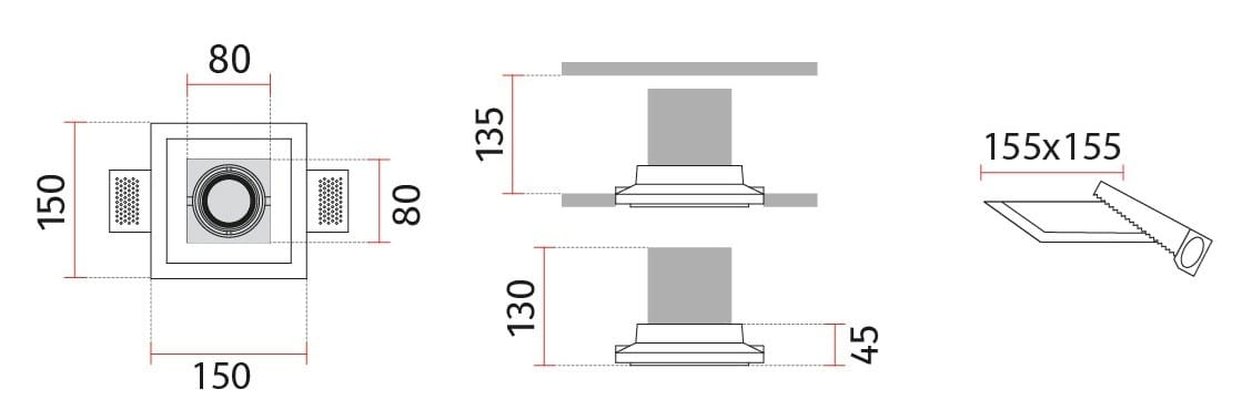 Потолочный светильник cristaly® 9010 novantadieci 4246F ARCH-00061501 - Вид №2