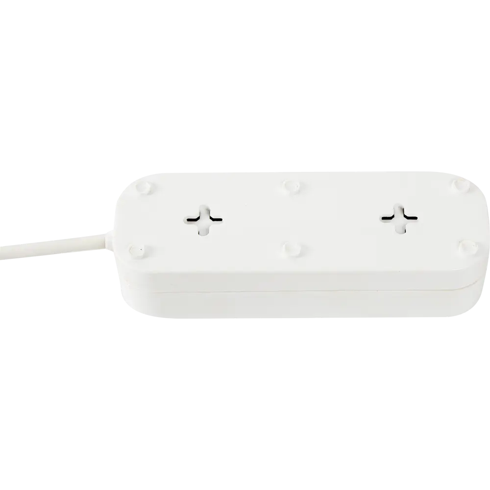 Удлинитель с заземлением для маломощной техники 3 розетки 5 м цвет белый Santreyd STLM-2045367 - Вид №3