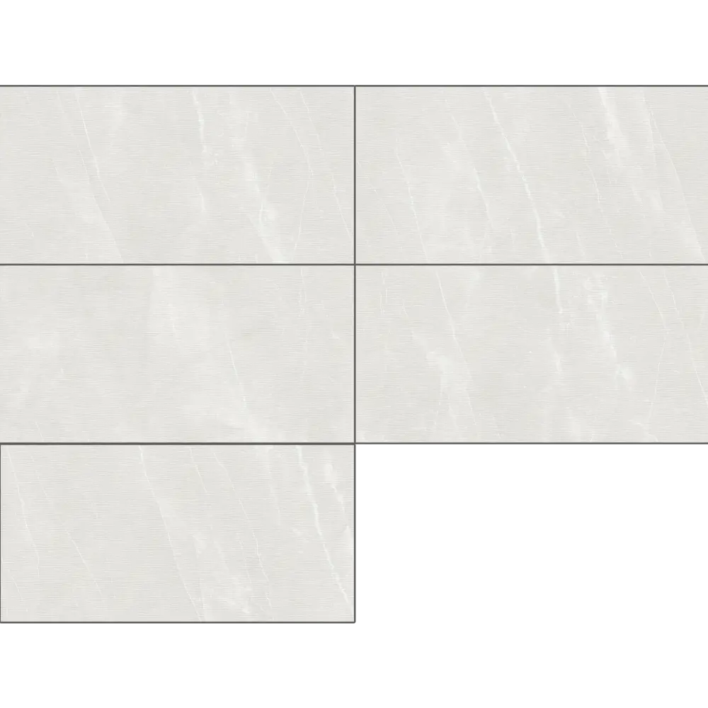 Настенная плитка Azori Hygge Light 31.5×63 см матовая белая 89404317 STLM-1578095 - Вид №2