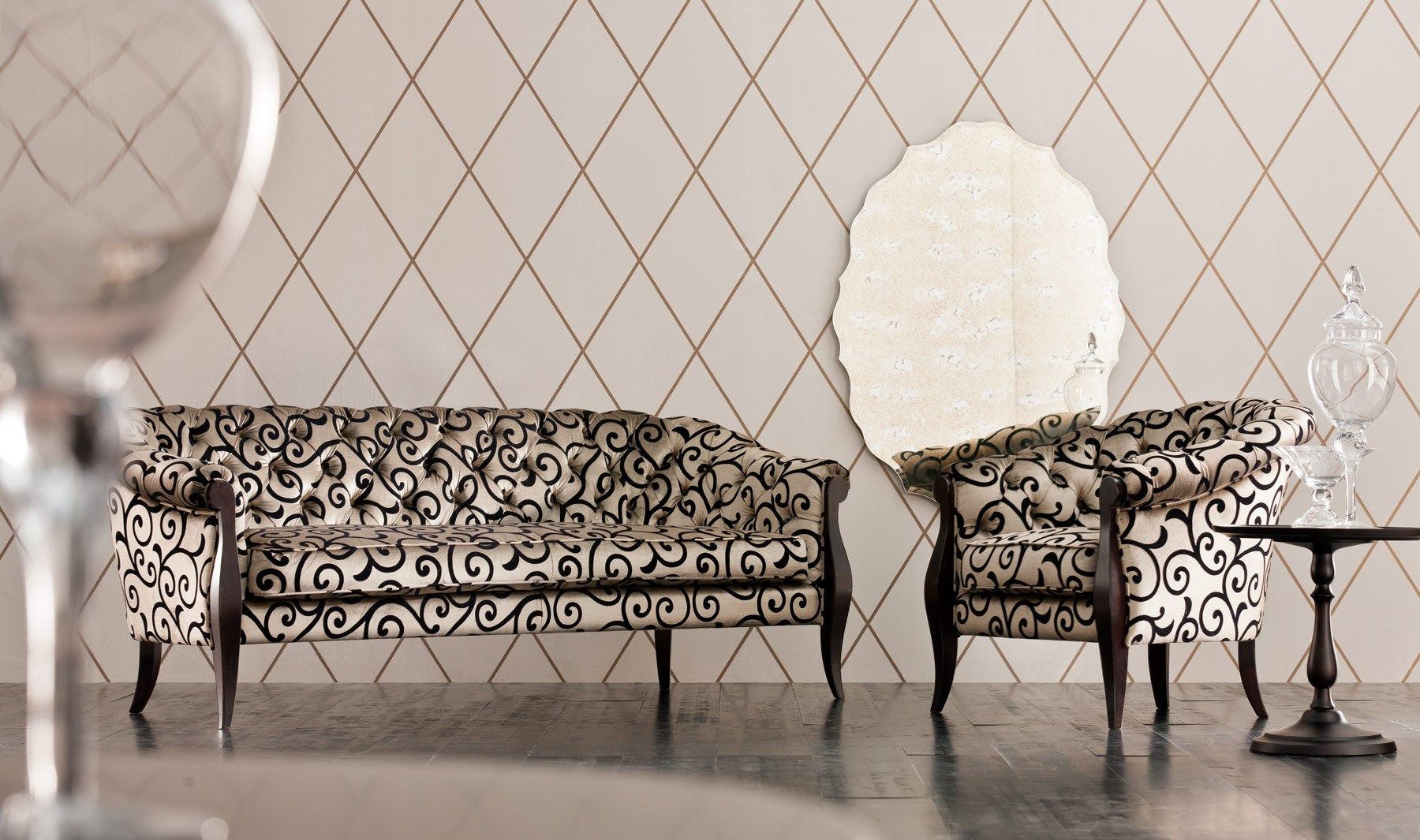 Тканевое кресло с подлокотниками OPERA CONTEMPORARY Siebel ARCH-00057330 - Вид №1