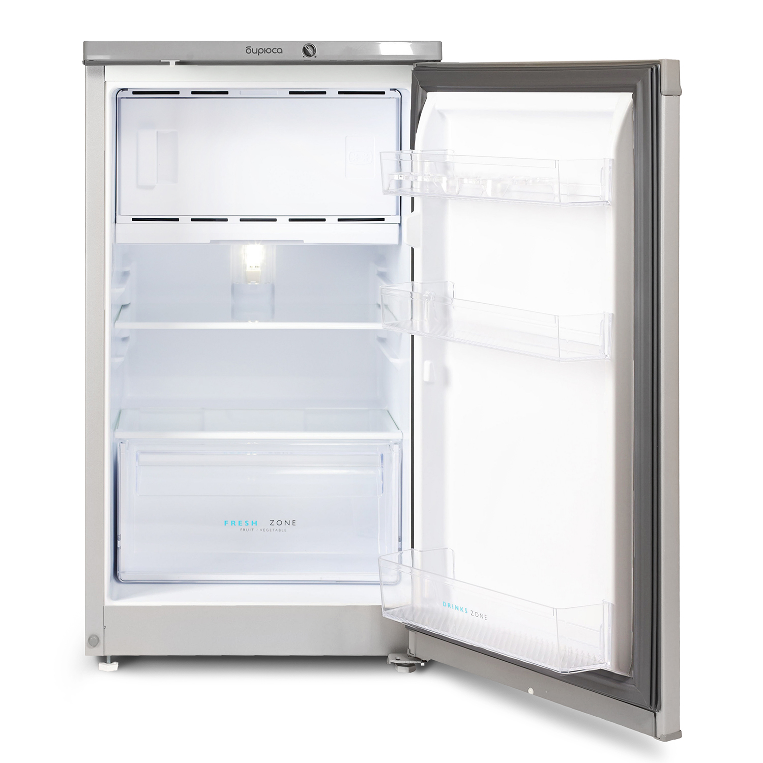 9283693 Холодильник компактный   БИРЮСА M408 серебристый STDN-0096294 - Вид №1
