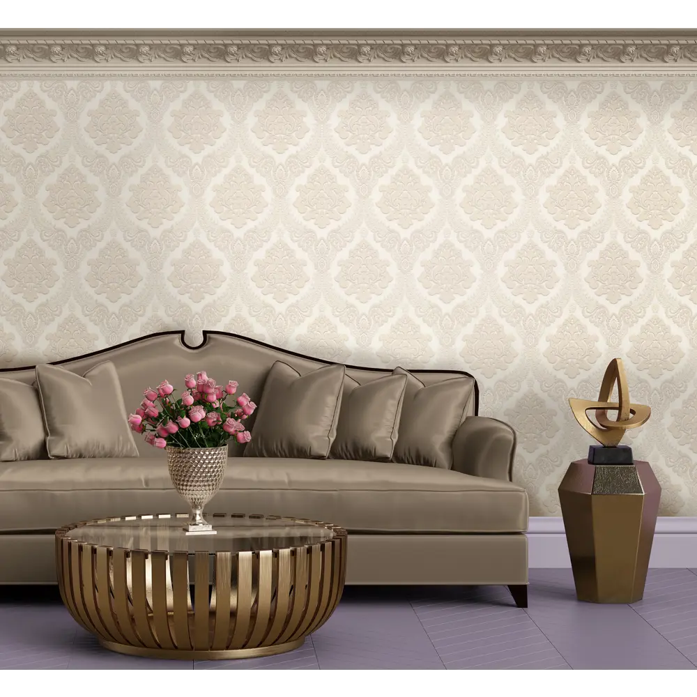 Обои флизелиновые Артекс Фабиана белые 1.06 м 10661-01 STLM-2130690 - Вид №2