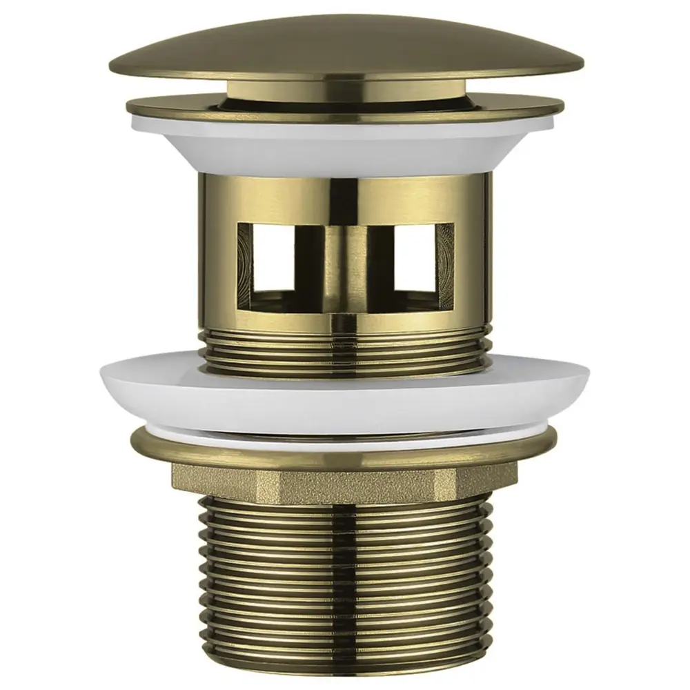 Донный клапан для раковины Elghansa WBT-122 с переливом Ø42 мм цвет бронза