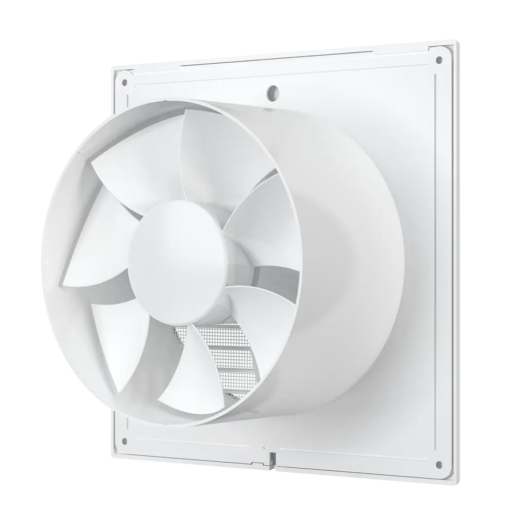 Вентилятор осевой вытяжной Auramax D150 мм 38 дБ 250 м3/ч с сеткой цвет белый STLM-2005723 - Вид №1