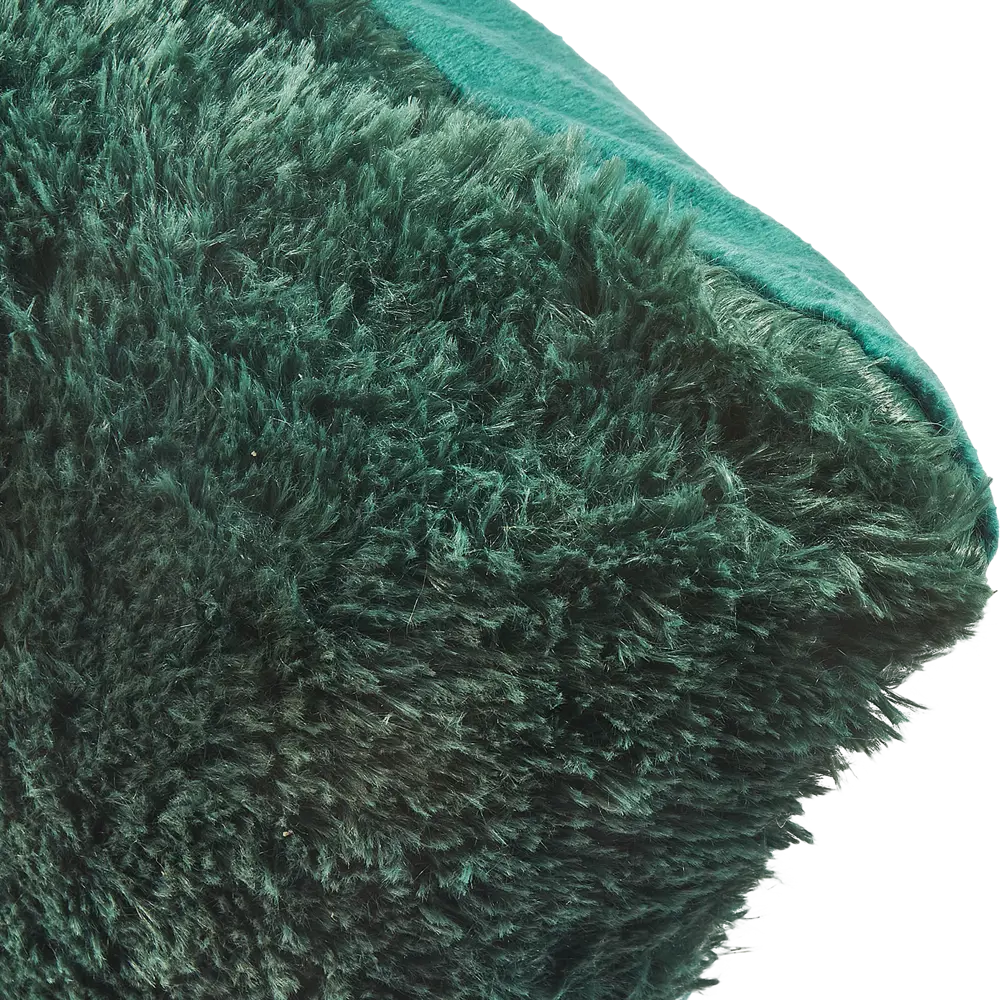 Подушка Искусственный мех 40x40 см цвет изумрудный 82745294 STLM-2110236 Eclair  - Вид №2