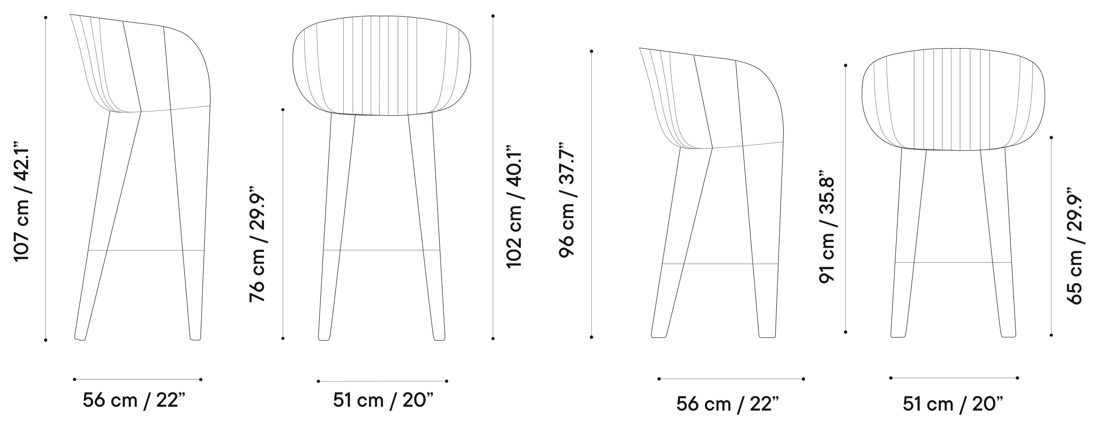 Стальной стул iSimar оливковое дерево ARCH-00147873 - Вид №2