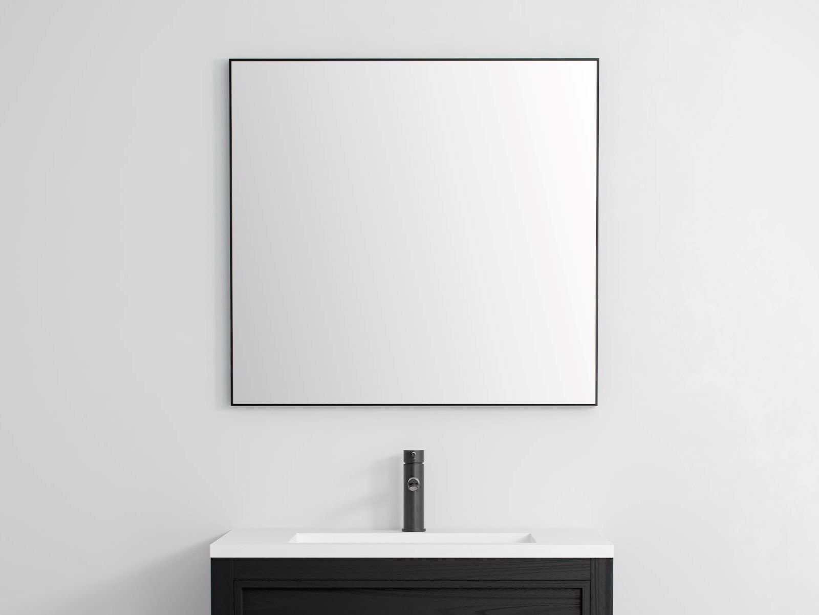 Квадратное зеркало с рамой стены LUSSO Luxe ARCH-00047029 - Вид №1