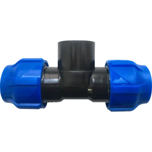 Тройник комбинированный ПНД Valfex 50x3/4"x50 мм ВР