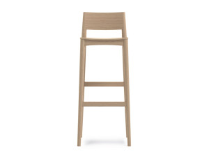 Высокий деревянный барный стул