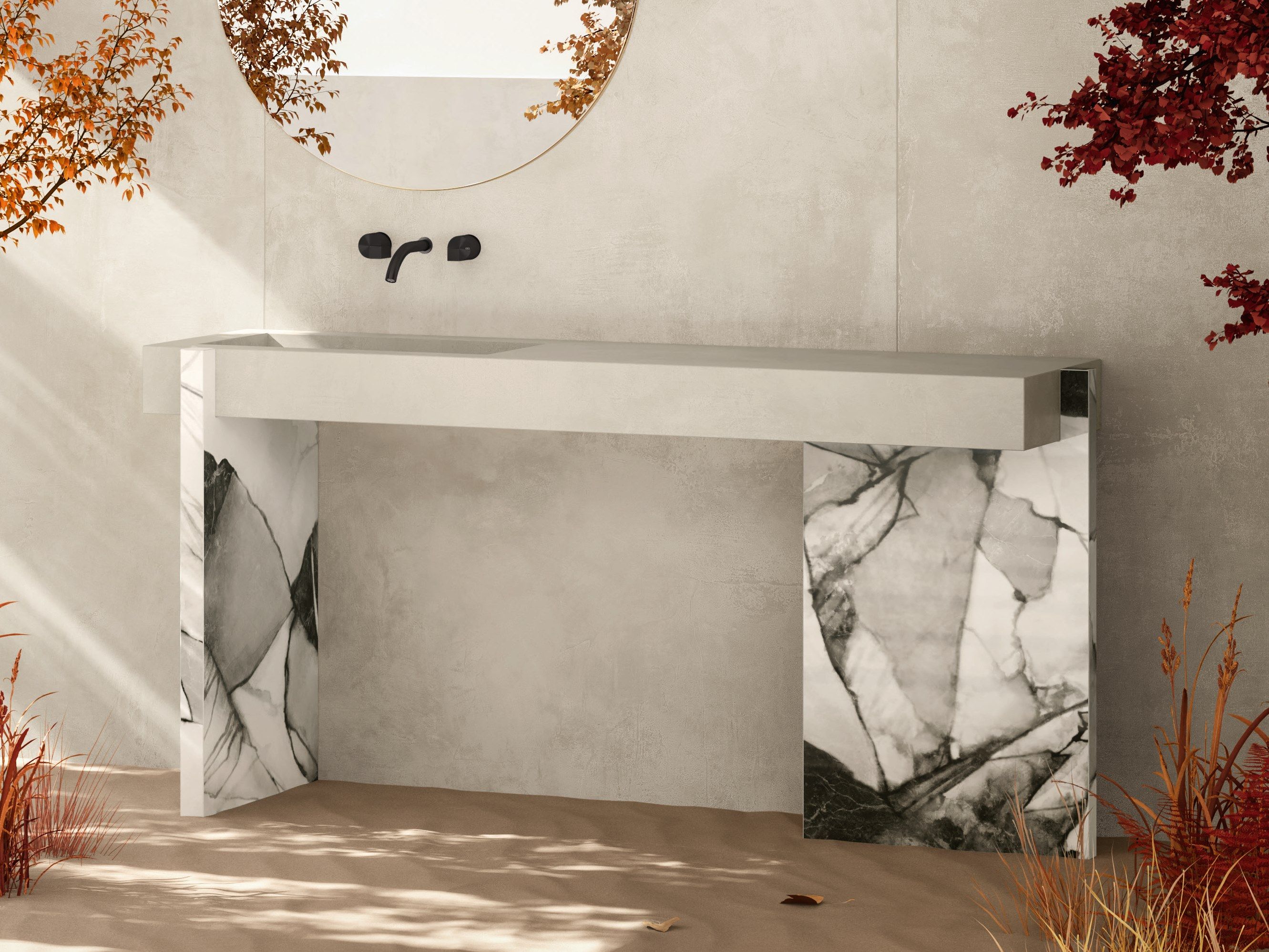 Прямоугольная раковина из керамогранита CERAMICA DEL CONCA Del Conca House ARCH-00116873