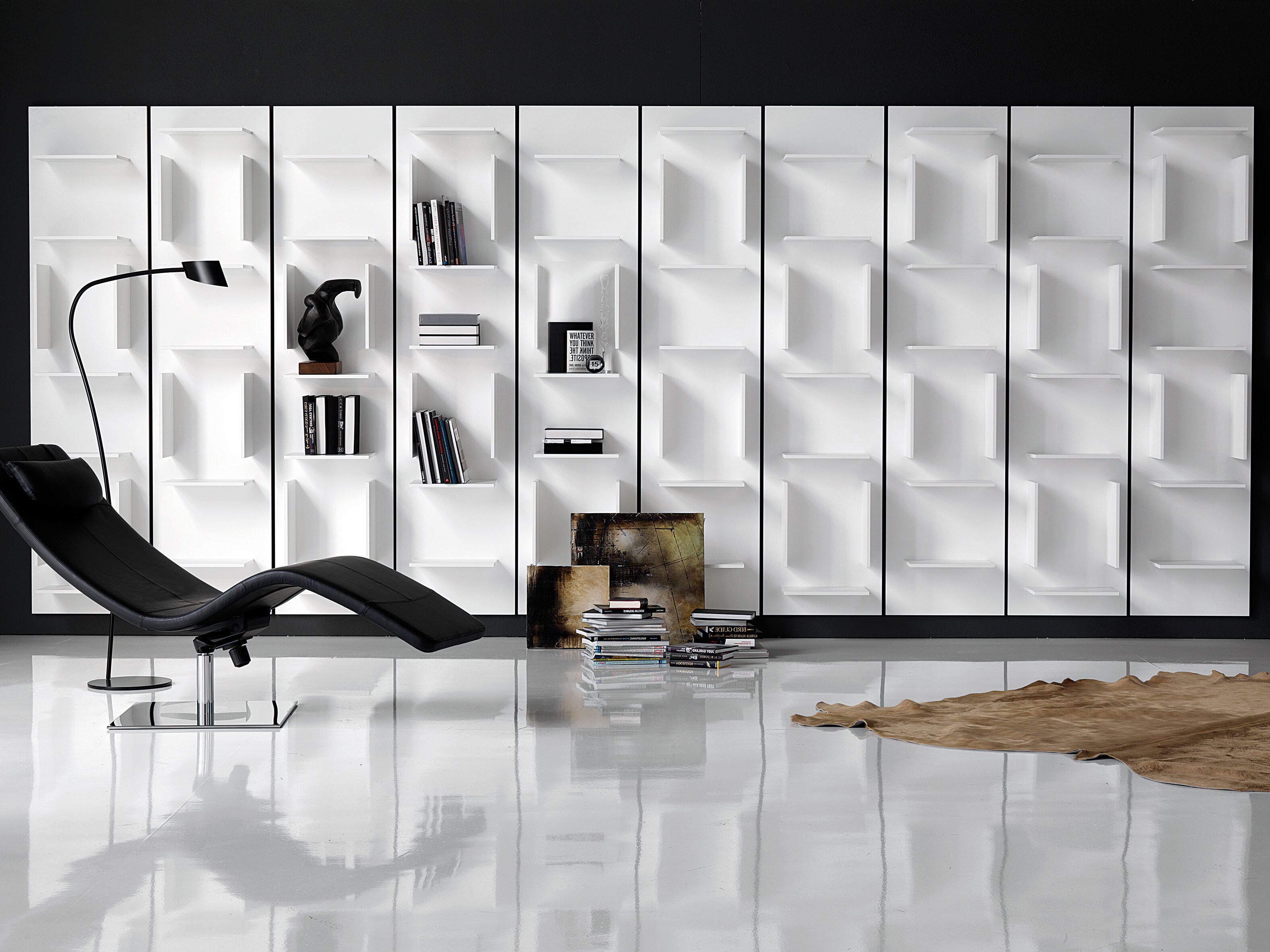 Книжный шкаф с открытой стеной Cattelan italia FIFTY ARCH-00054579