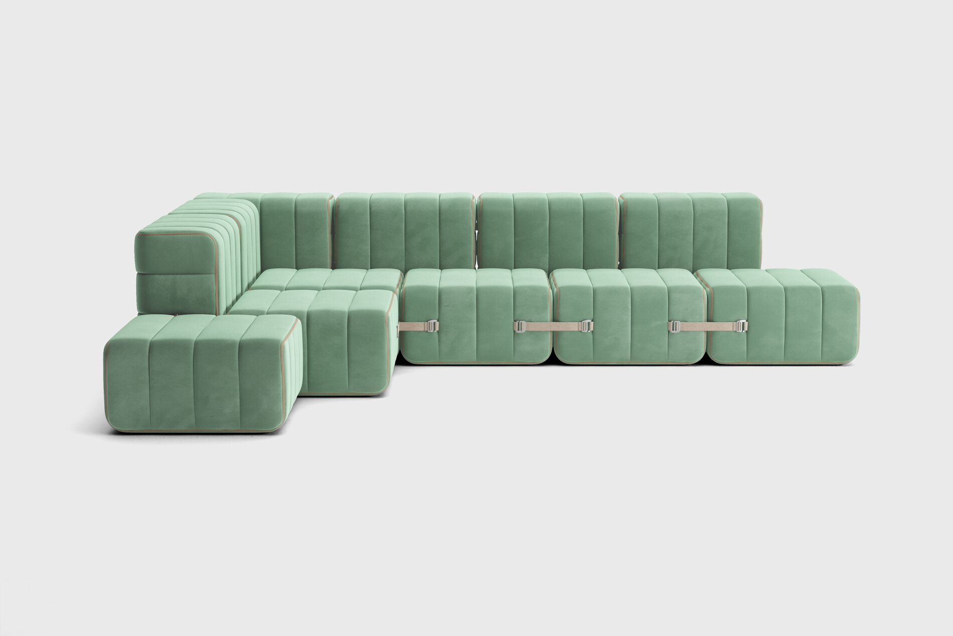 Модульный угловой диван из ткани AMBIVALENZ Curt ARCH-00083106 - Вид №28