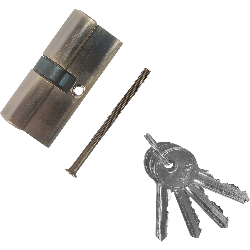 AJAX Цилиндр AX100/70 с бронзовым покрытием для замков 83738400 STLM-0903181 - Вид №2