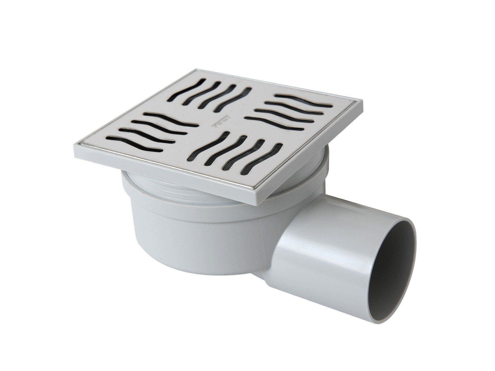 Крышка люка из АБС-пластика с решеткой из нержавеющей стали и поворотным горизонтальным выхлопом First Corporation First Plast ARCH-00019834