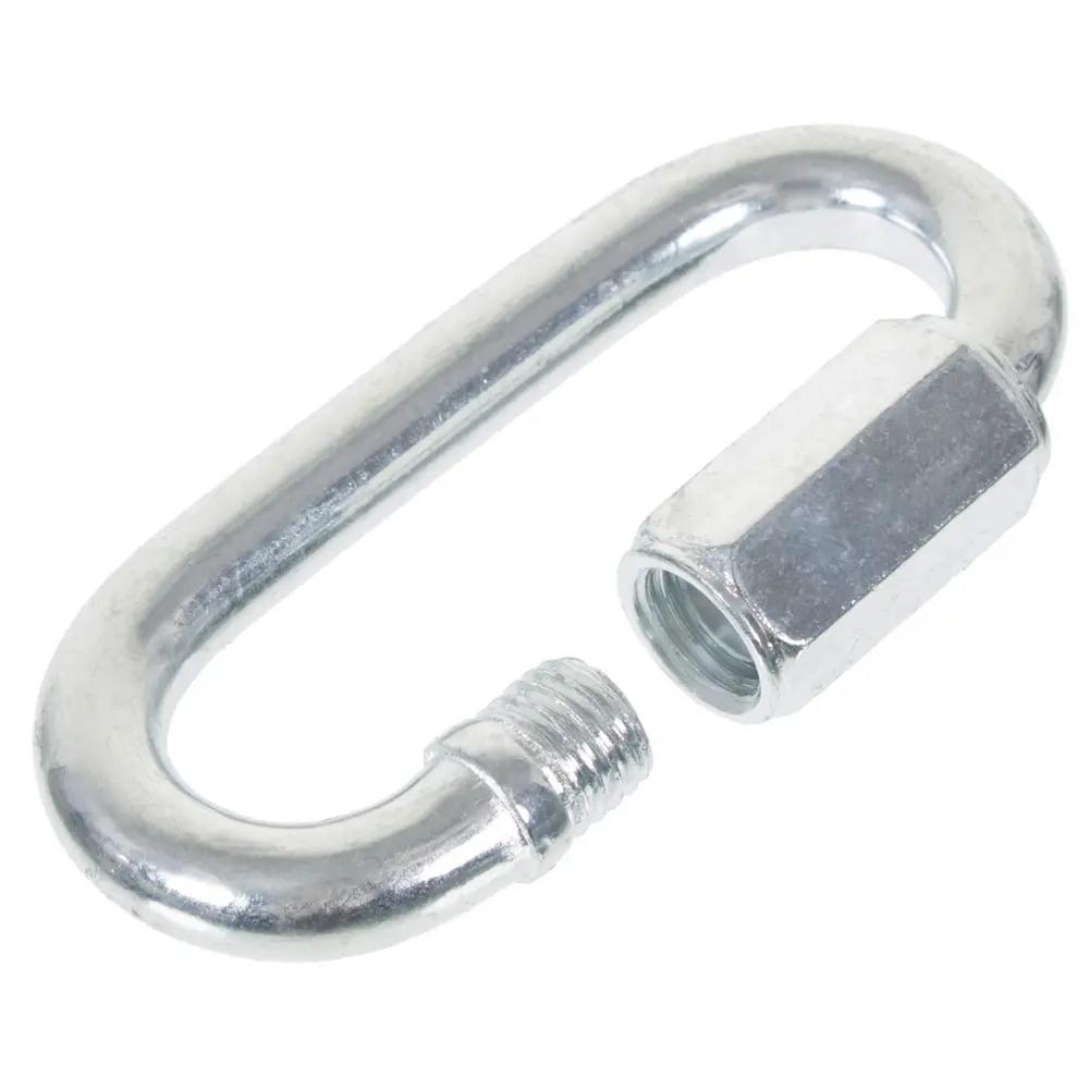 Карабин винтовой 8x60 мм, оцинкованная сталь, 1 шт Santreyd STLM-2098152 - Вид №1