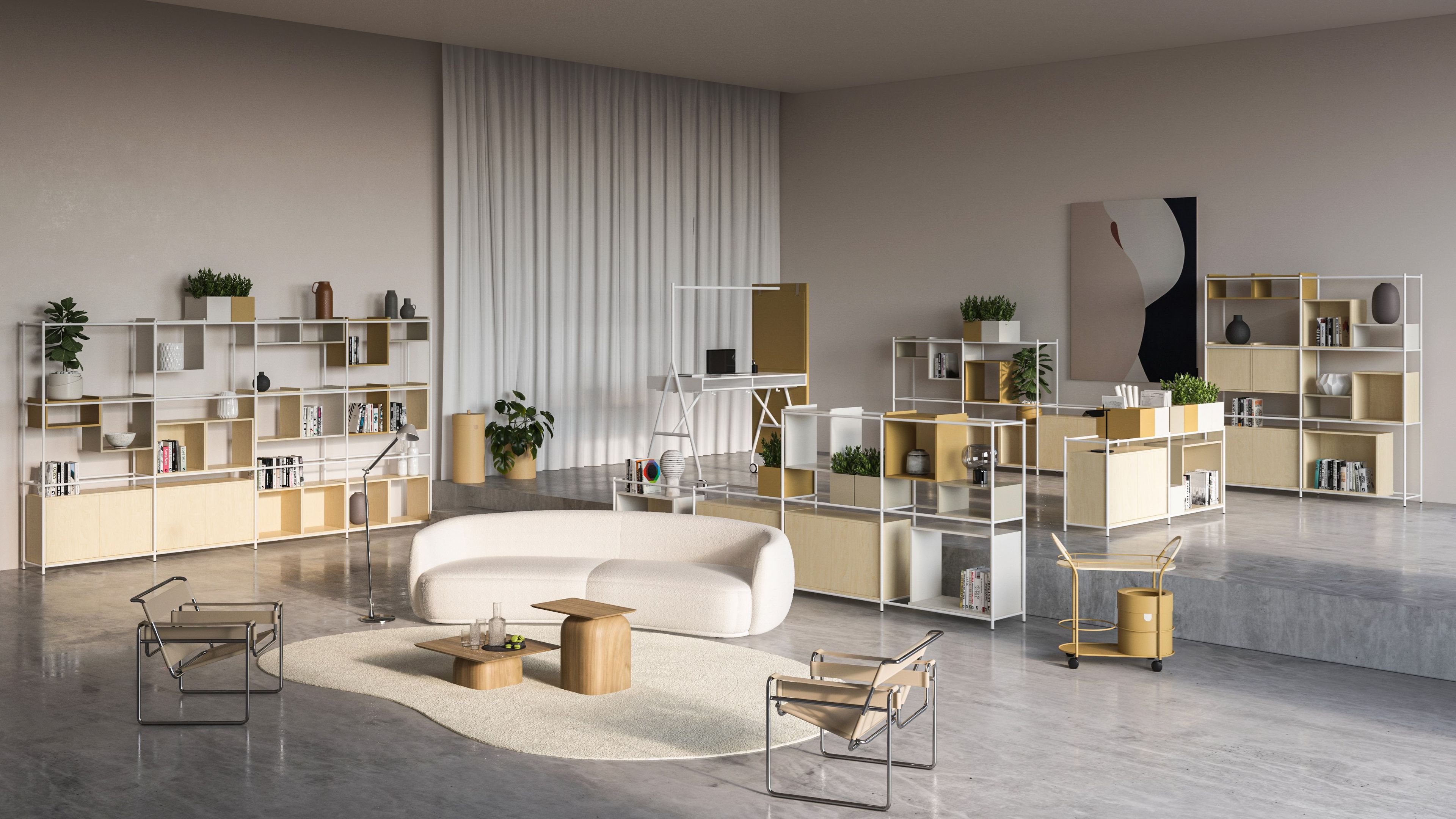 Модульная секционная самонесущая полка Mizetto Understand ARCH-00044456 - Вид №7