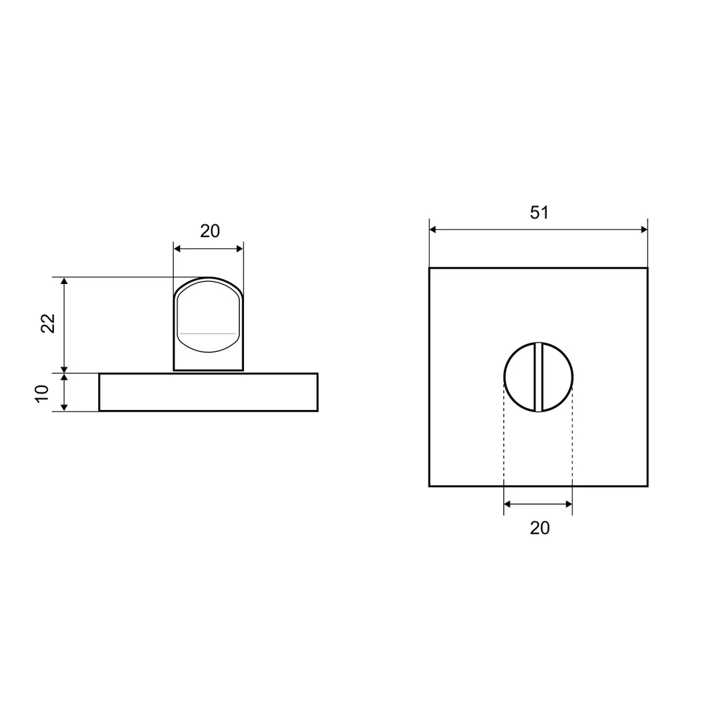 Накладка фиксатор Palladium Z 200 BK CP ЦАМ цвет хром STLM-2083074 - Вид №3