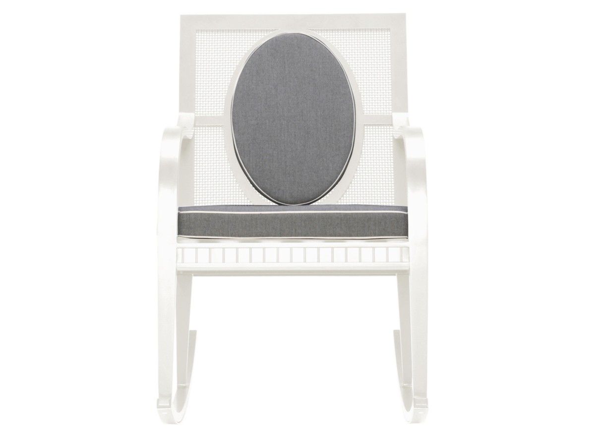 Алюминиевое кресло-качалка с порошковым покрытием с подлокотниками JANUS et Cie Savannah ARCH-00020138