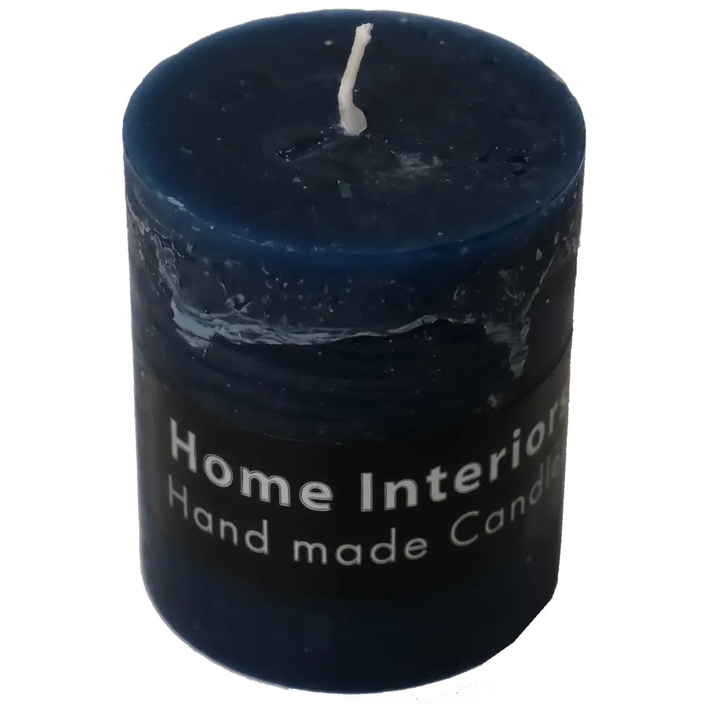 Свеча-столбик Рустик 60x70 см цвет темно-синий Santreyd STLM-2174630 - Вид №1